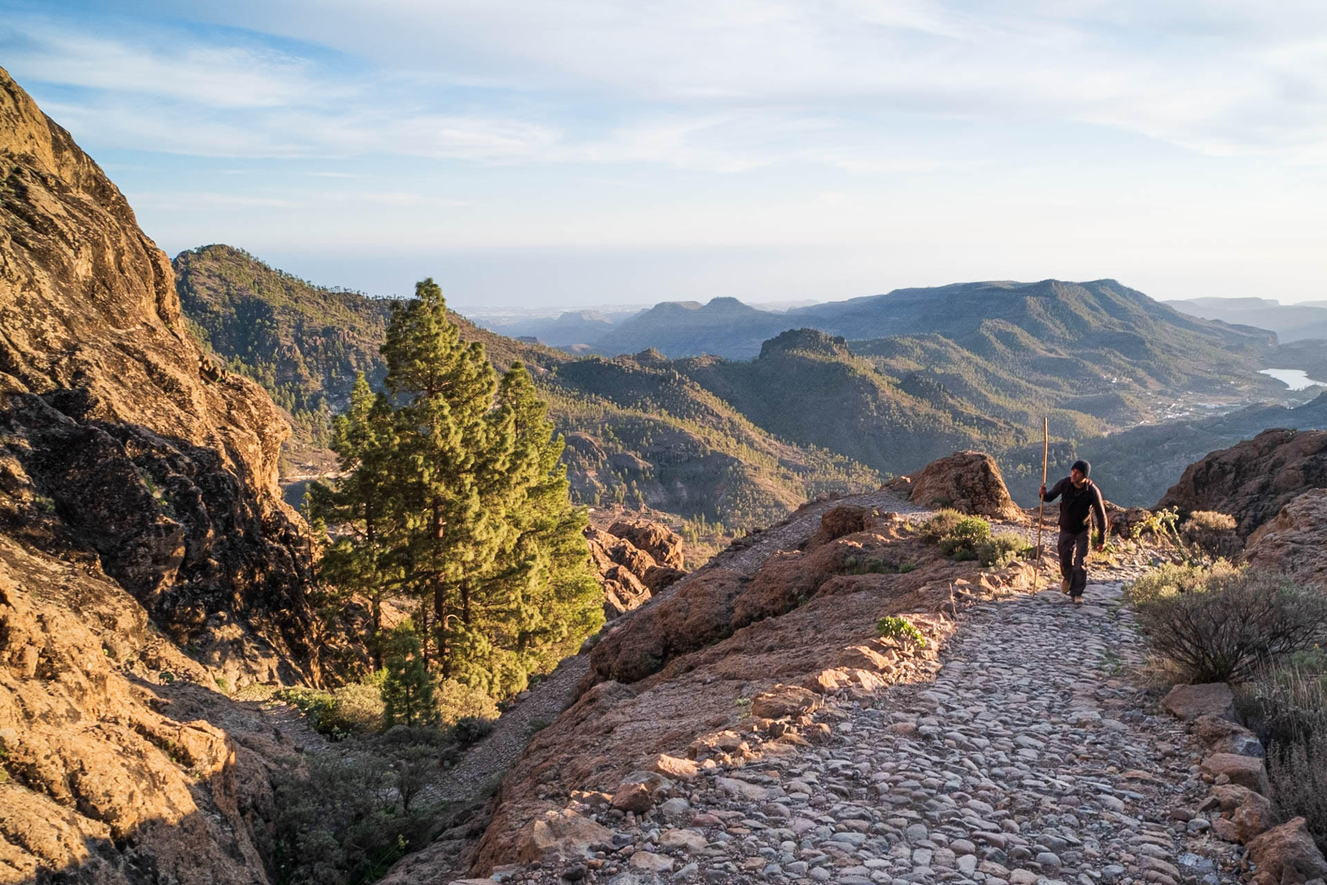 Vista de la Ruta de la Plata en Gran Canaria.